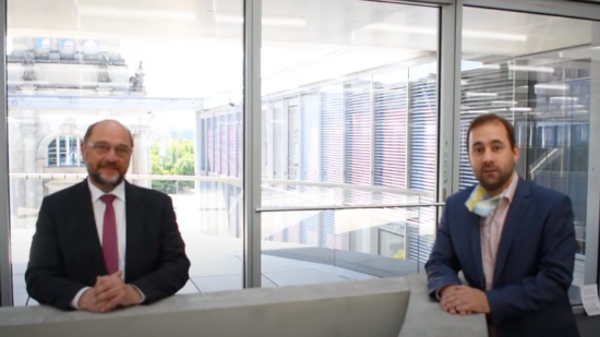 Martin Schulz und Johannes Schraps
